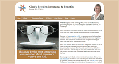 Desktop Screenshot of cindybowden.com