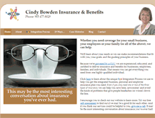Tablet Screenshot of cindybowden.com